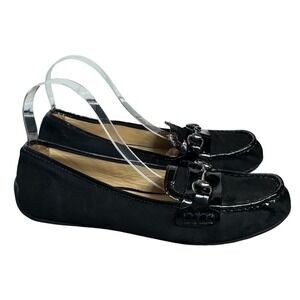 Sebago Saybrook Suede Leather Driving Moccasins Loafers Shoes Womens 11M Black